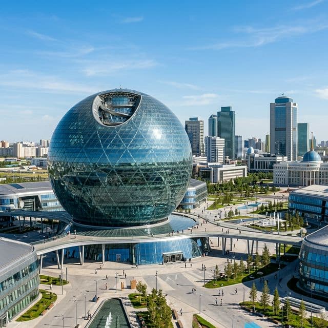 Вокзал Нурлы Жол - Любая точка города